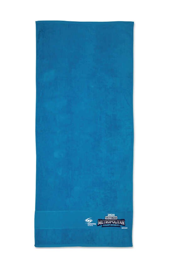 2024 Victorian Metropolitan Long Course Championships Towel - Blue