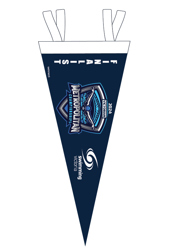 2024 VICTORIAN METROPOLITAN LONG COURSE CHAMPIONSHIPS FELT PENNANT - FINALIST