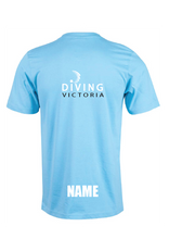2024 Victorian Age Diving Championships Tee - Pale Blue
