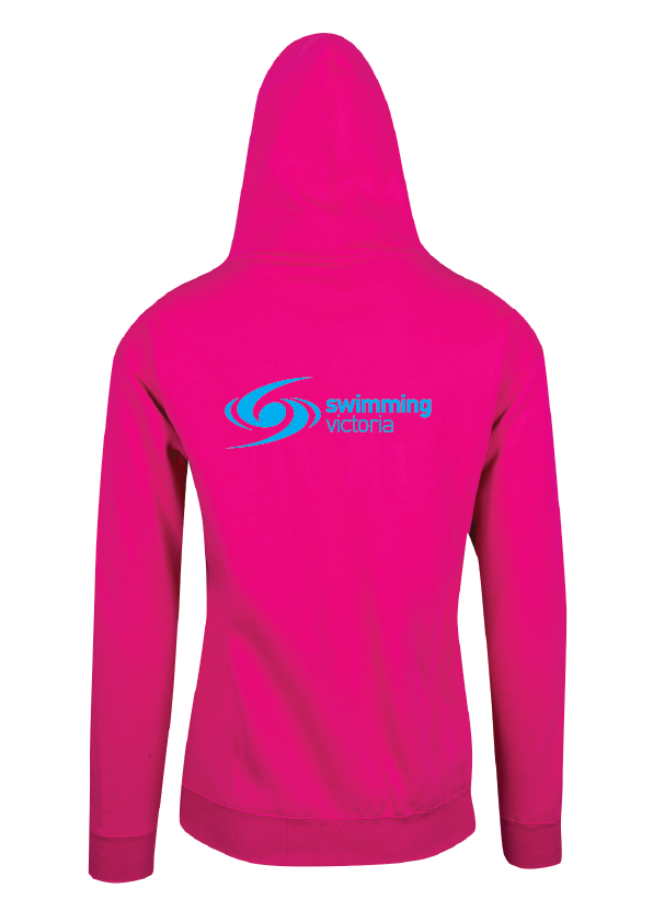 2024 Victorian Country LC Championship Hoodie Hot Pink swimmerch