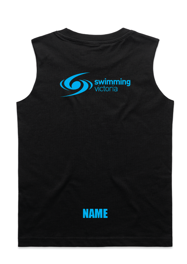 2024 Victorian Country LC Championships Kids tank - Black