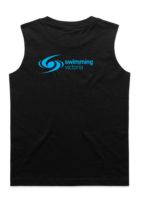 2025 Victorian Country LC Championships Kids tank Black swimmerch