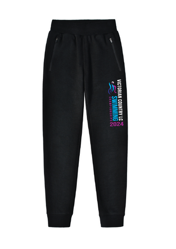 2024 Victorian Country LC Championships Fleece Trackpant - Black