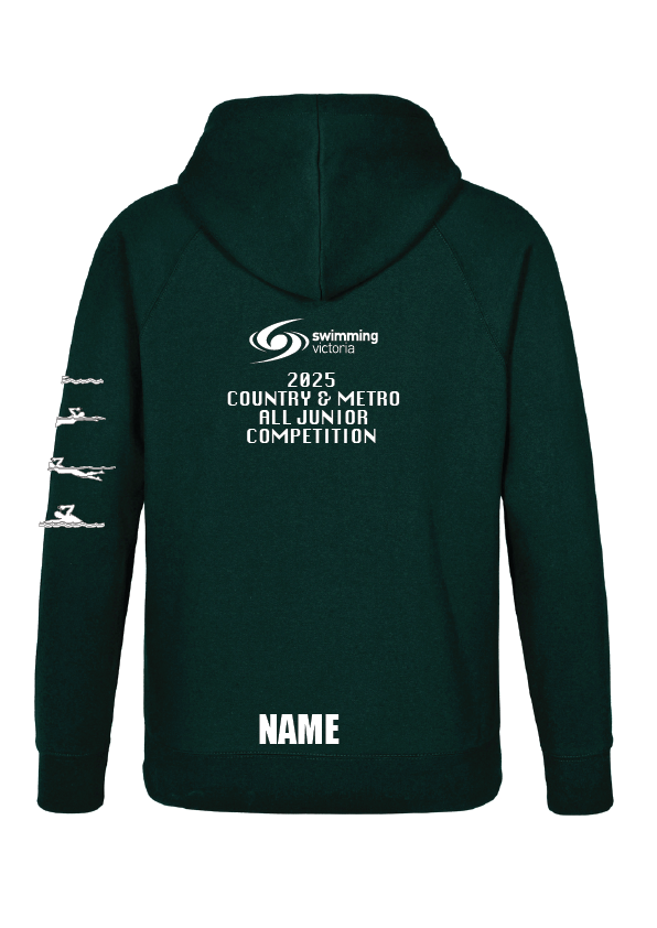 2025 VICTORIAN ALL JUNIOR COMPETITION HOODIE - FORREST GREEN