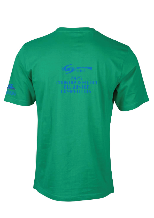 2025 VICTORIAN ALL JUNIOR COMPETITION SHORT SLEEVE TEE - GREEN