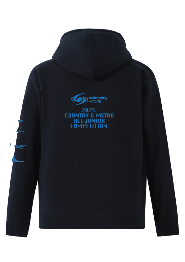 2025 VICTORIAN ALL JUNIOR COMPETITON ZIP THRU HOODIE- NAVY