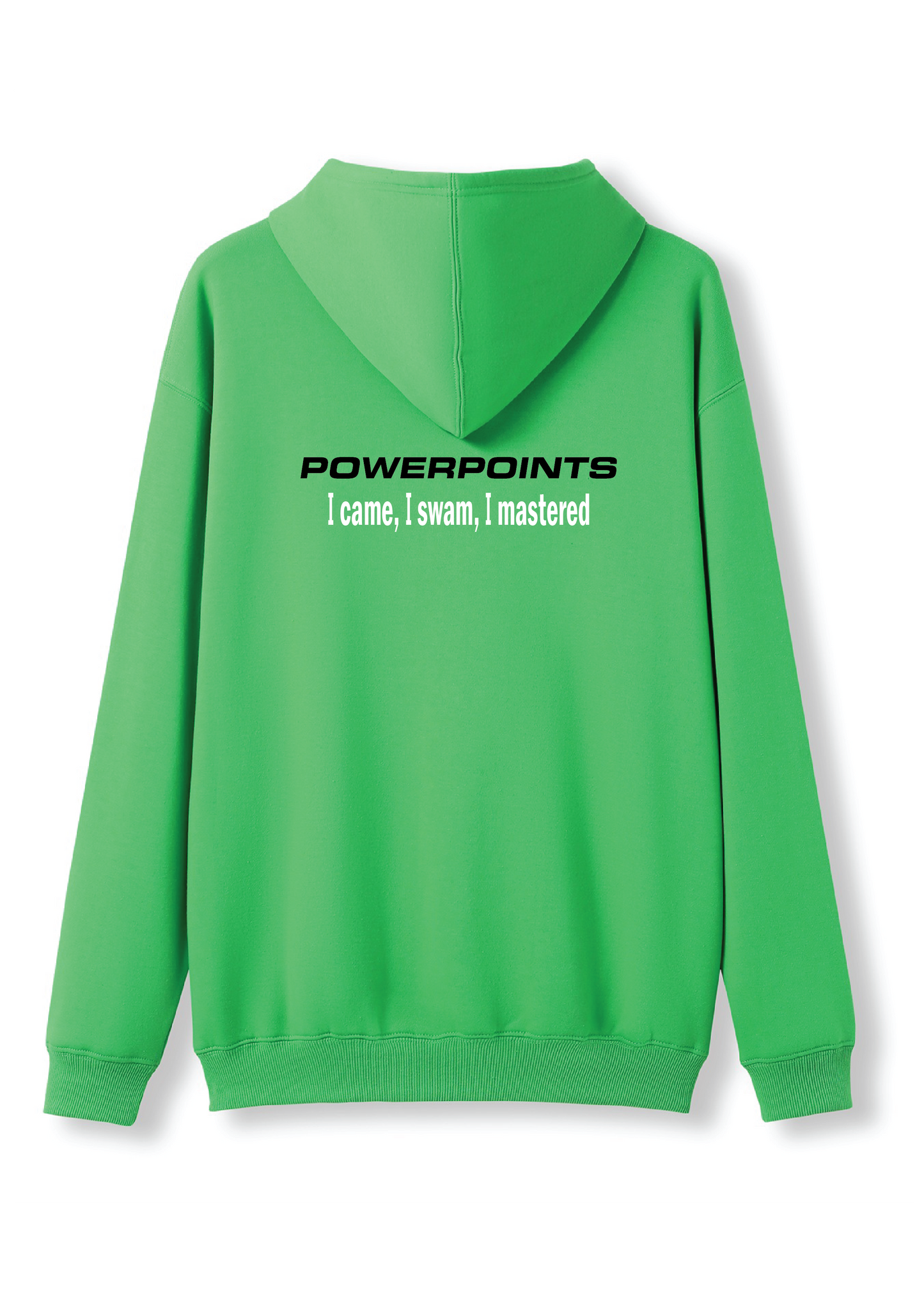 Powerpoints zip thru hoodie - Green Womens