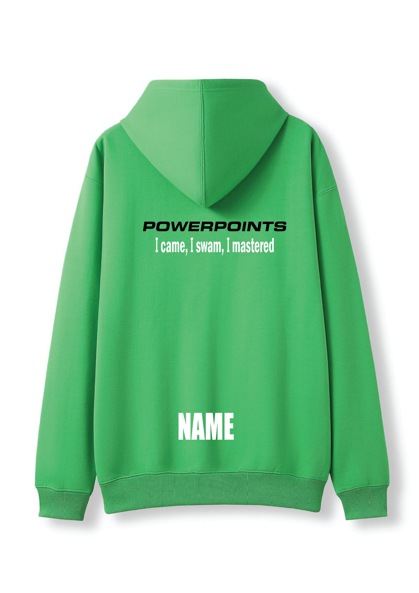 Powerpoints hoodie - Green Womens