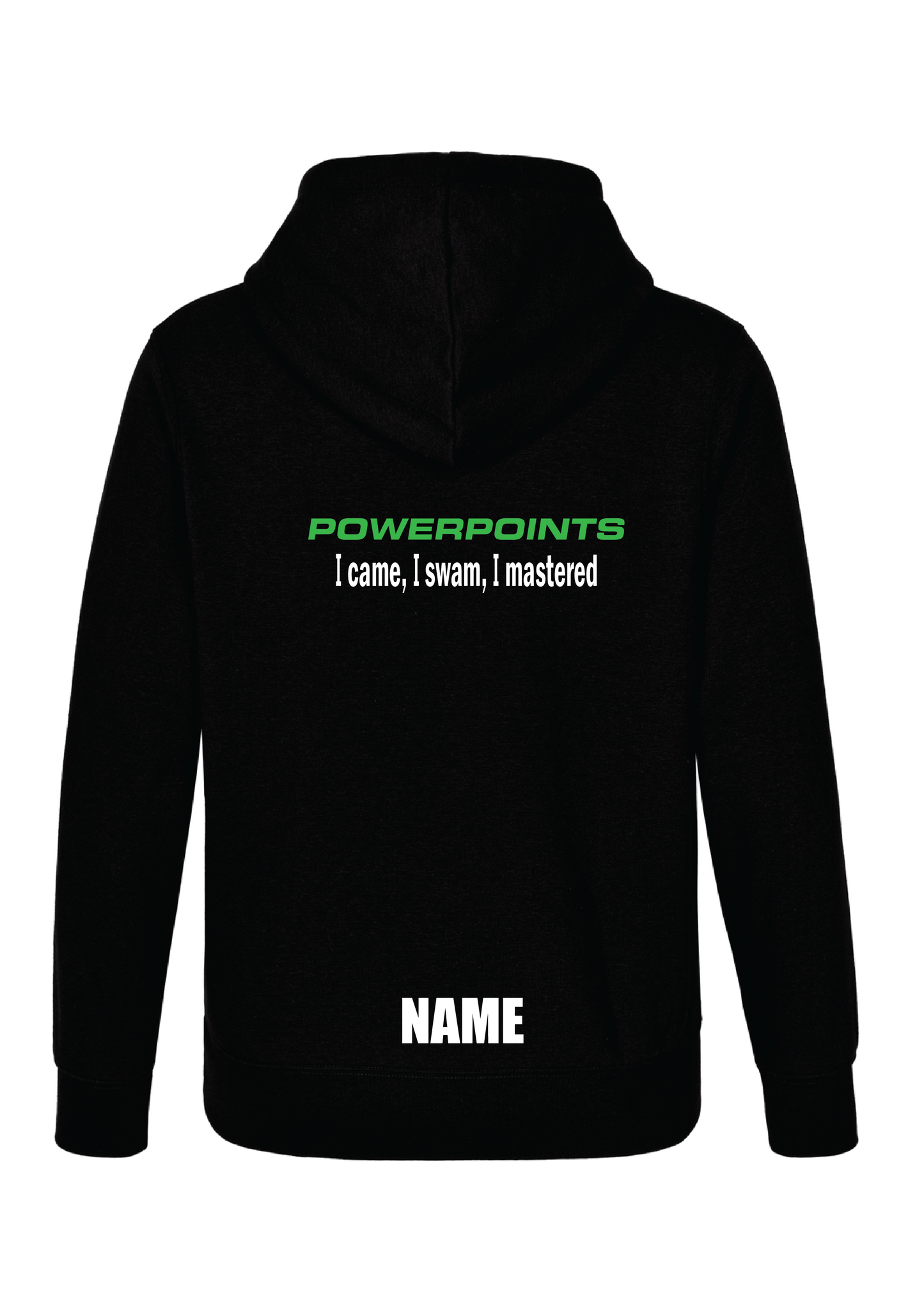 Powerpoints hoodie - Black Unisex