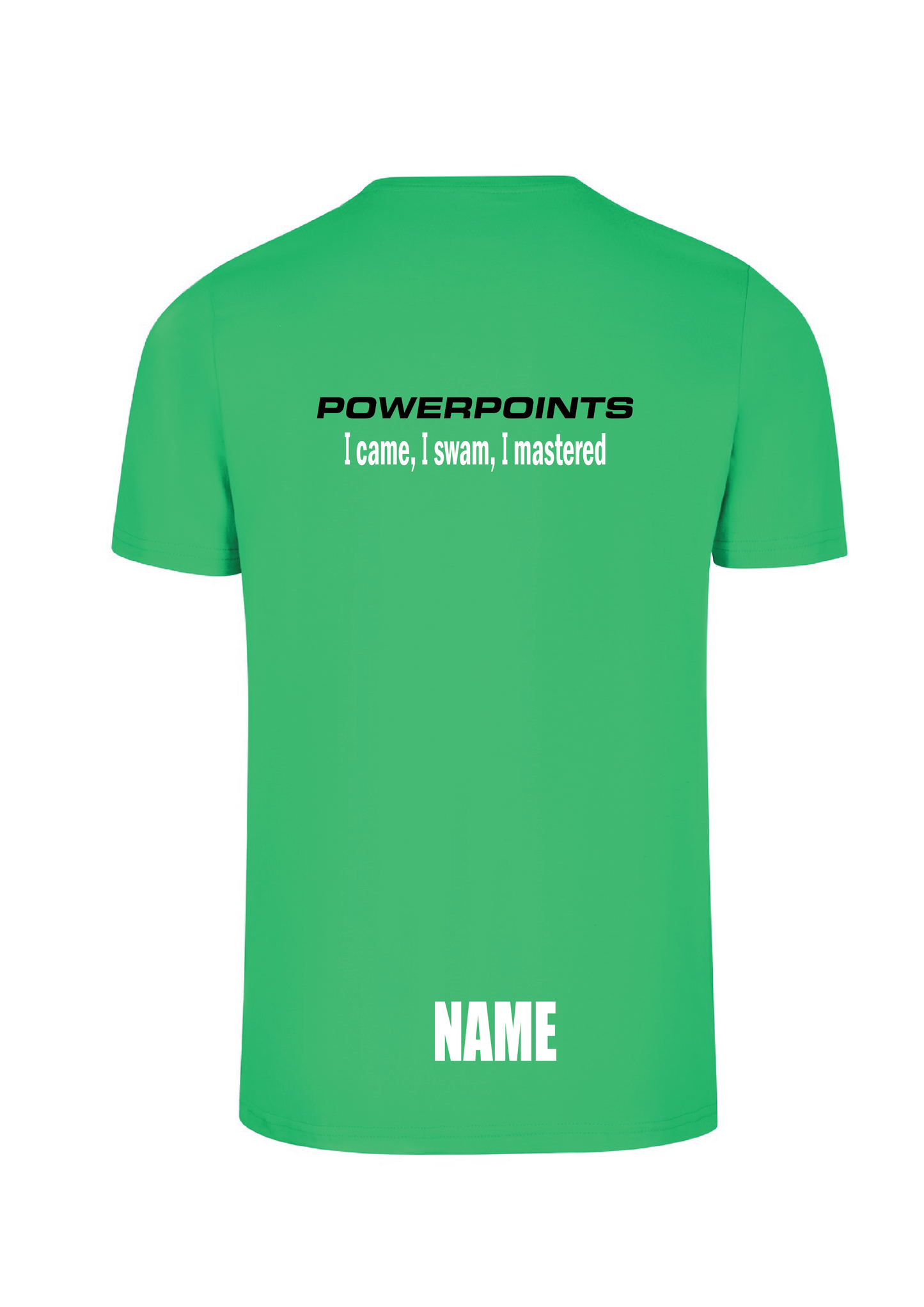 Powerpoints short sleeve tee - Unisex - Green