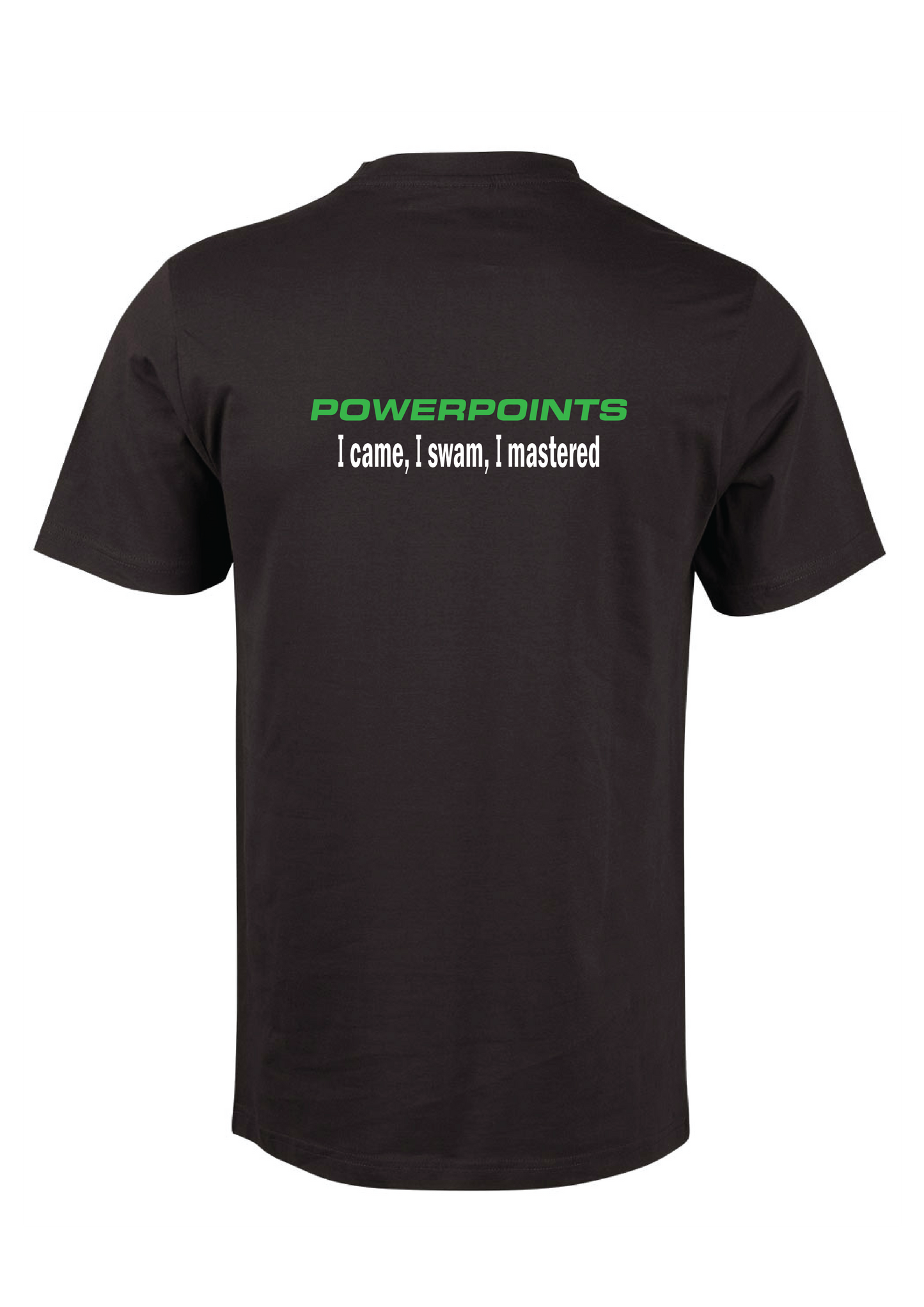 Powerpoints short sleeve tee - Unisex - Black