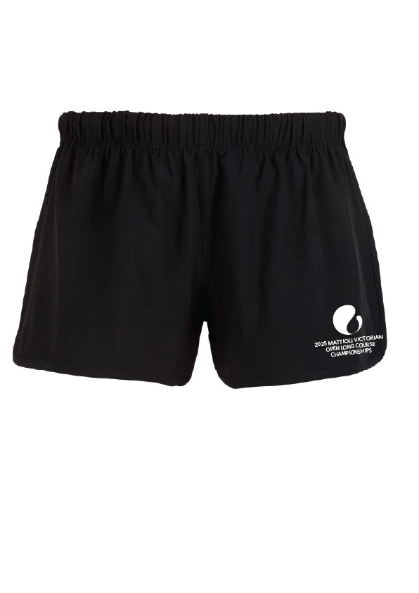 2025 VICTORIAN OPEN LC CHAMPIONSHIP WOMENS SHORTS - BLACK