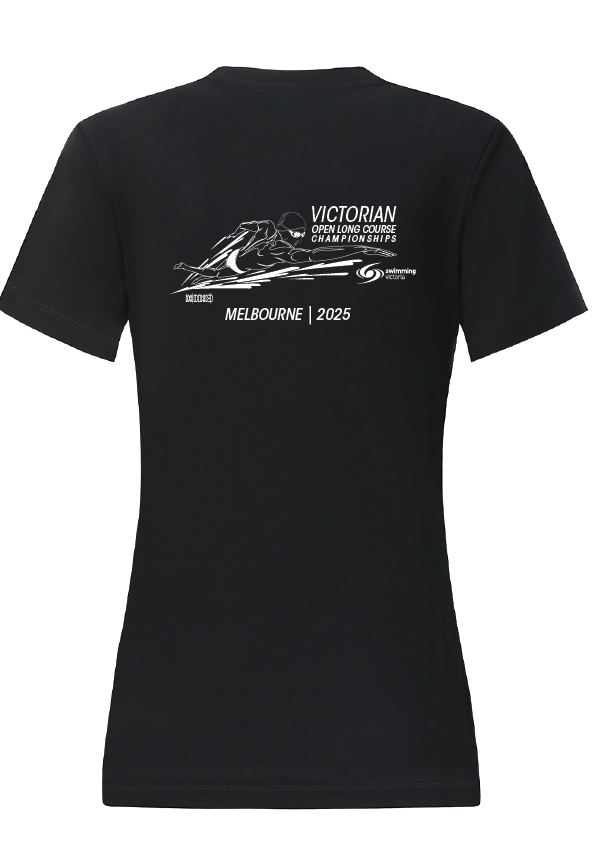 2025 Victorian Open LC Championship short sleeve tee - Women's Black