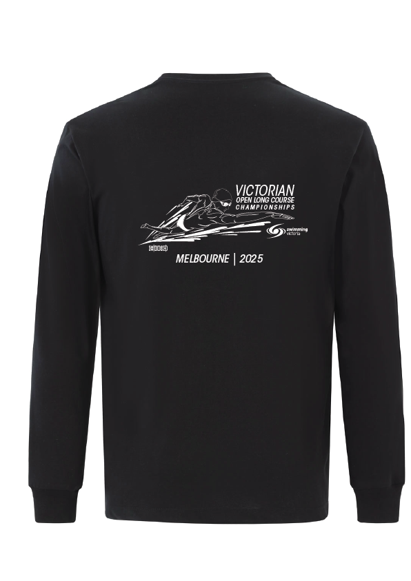 2025 VICTORIAN OPEN LC CHAMPIONSHIP LONG SLEEVE TEE - BLACK