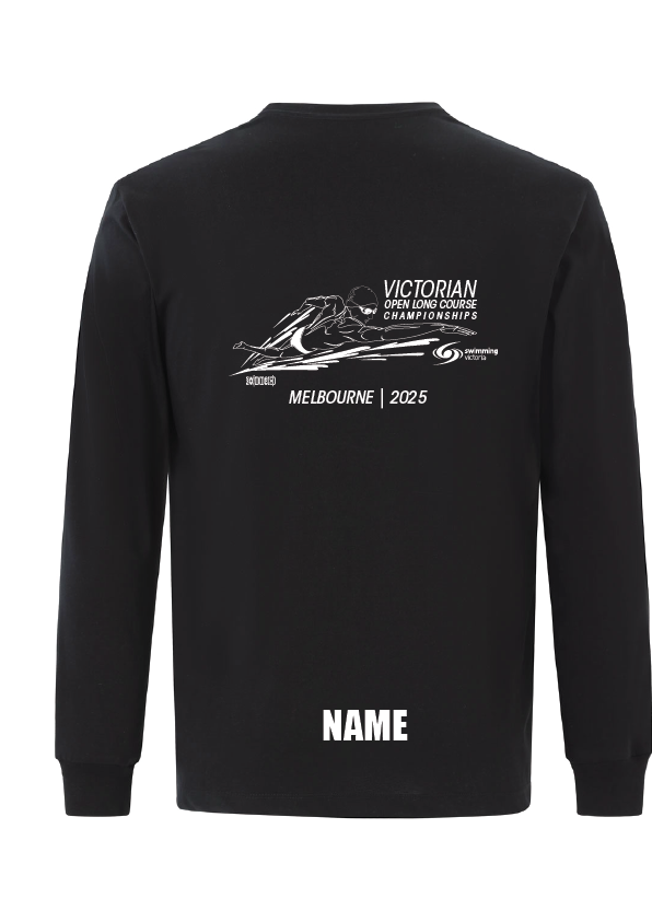 2025 VICTORIAN OPEN LC CHAMPIONSHIP LONG SLEEVE TEE - BLACK