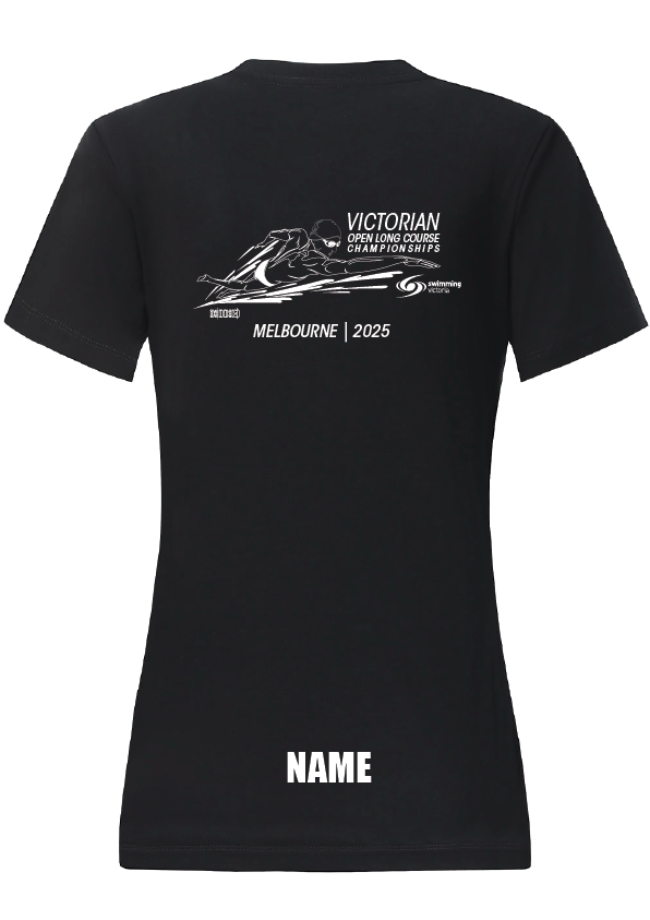 2025 Victorian Open LC Championship short sleeve tee - Women's Black