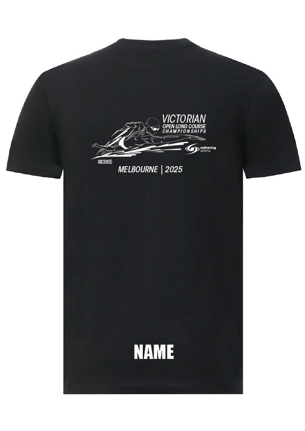 2025 Victorian Open LC Championships Tee - BLACK Unisex