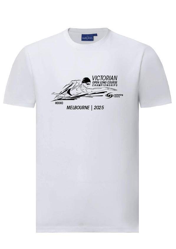2025 Victorian Open LC Championships Tee - WHITE Unisex