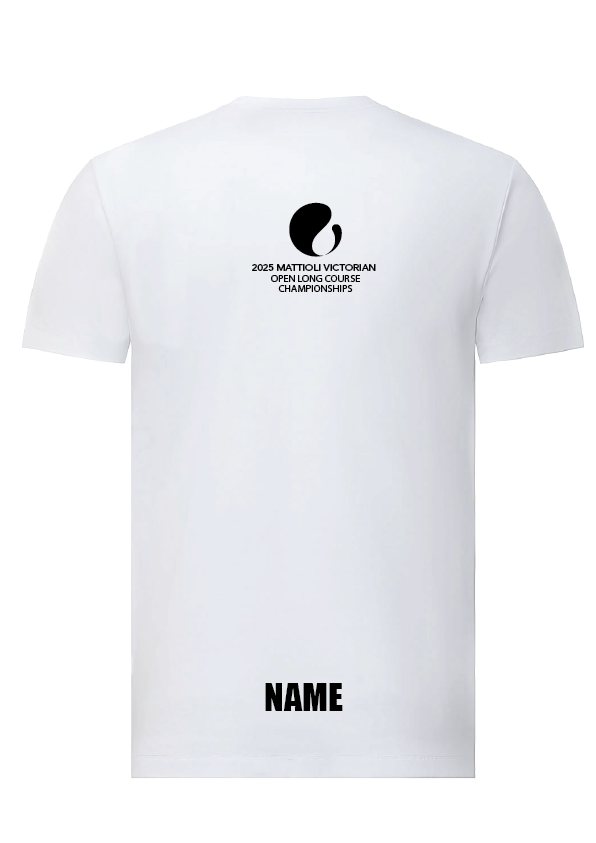 2025 Victorian Open LC Championships Tee - WHITE Unisex