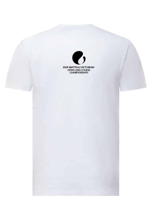 2025 Victorian Open LC Championships Tee - WHITE Unisex