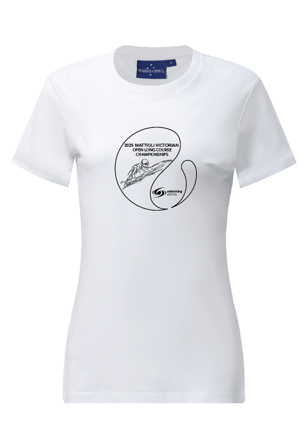 2025 Victorian Open LC Championship short sleeve tee - Women's White