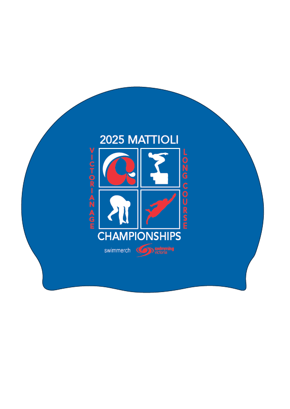 2025 VICTORIAN AGE LONG COURSE CHAMPIONSHIP SILICONE SWIM CAP