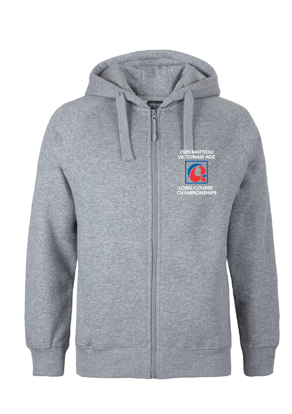 2025 VICTORIAN AGE LONG COURSE CHAMPIONSHIP ZIP THRU HOODIE- GREY MARLE