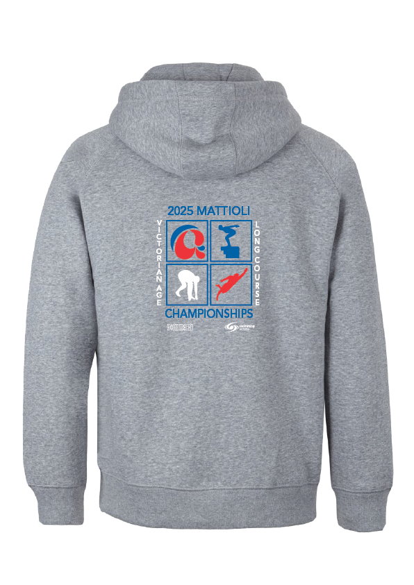 2025 VICTORIAN AGE LONG COURSE CHAMPIONSHIP ZIP THRU HOODIE- GREY MARLE