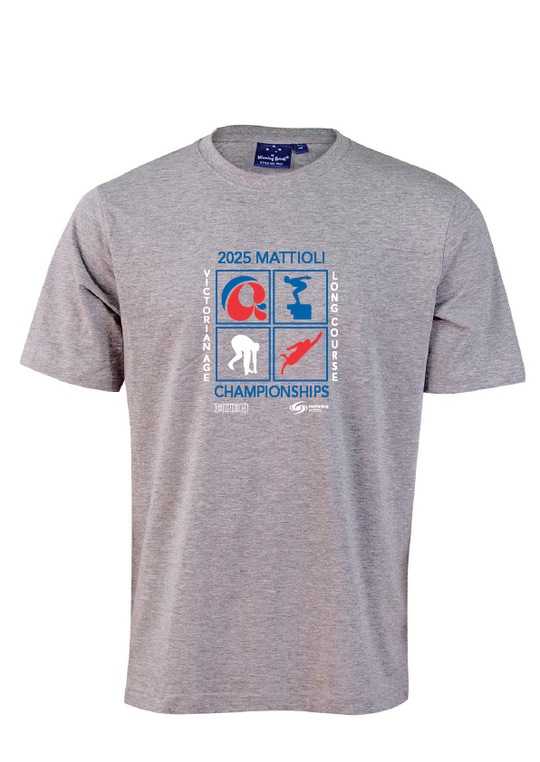 2025 VICTORIAN AGE LONG COURSE CHAMPIONSHIP SHORT SLEEVE TEE - GREY MARLE