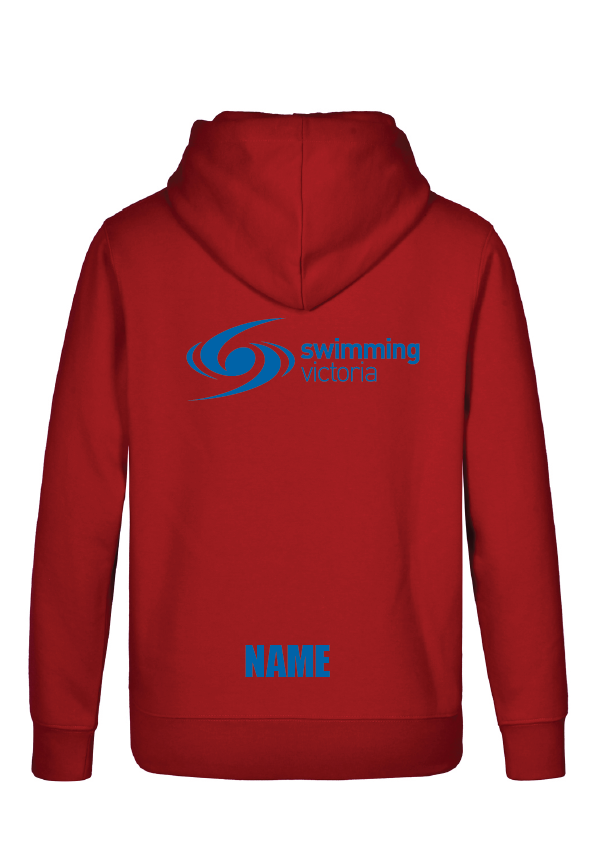 2025 VICTORIAN AGE LONG COURSE CHAMPIONSHIP HOODIE - RED (AVAILABLE ONLINE ORDER ONLY)