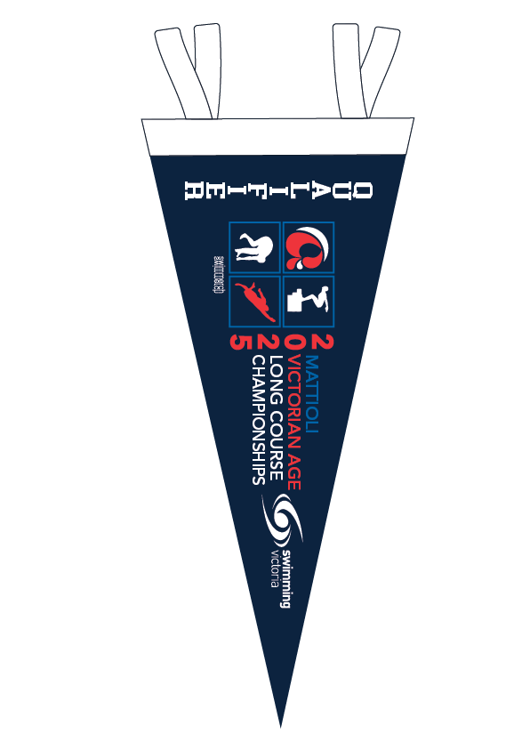 2025 VICTORIAN AGE LONG COURSE CHAMPIONSHIP FELT PENNANT - Qualifier
