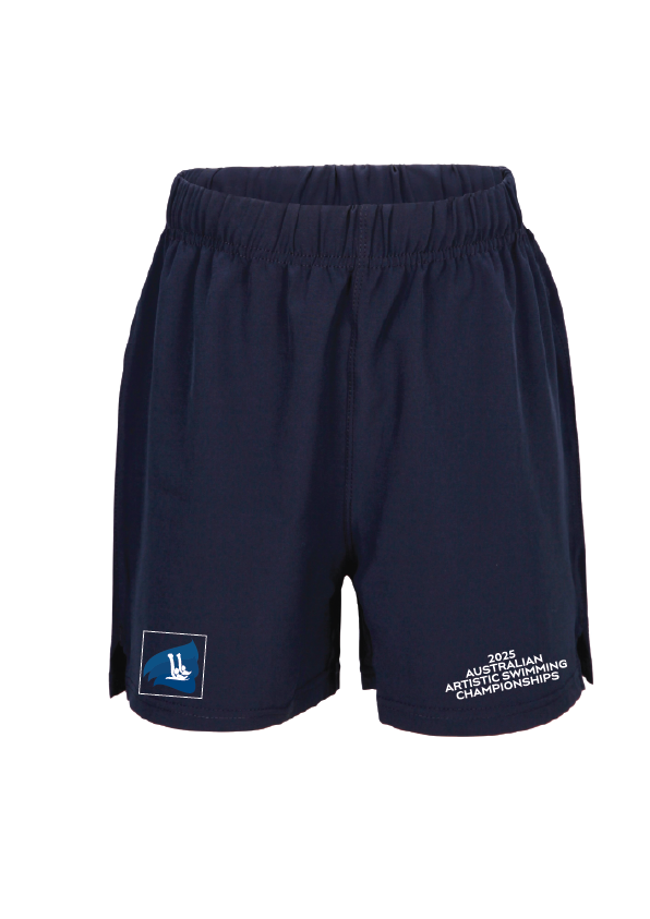 2025 AUSTRALIAN ARTISTIC SWIMMING CHAMPIONSHIP SHORTS - Kids & Unisex - navy