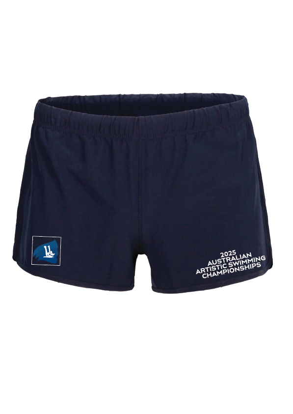 2025 AUSTRALIAN ARTISTIC SWIMMING CHAMPIONSHIPS - WOMENS SHORTS - NAVY