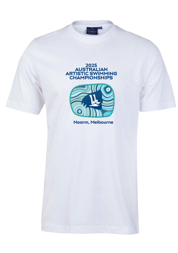 2025 AUSTRALIAN ARTISTIC SWIMMING CHAMPIONSHIP SHORT SLEEVE TEE - MERINDAH - GUNYA