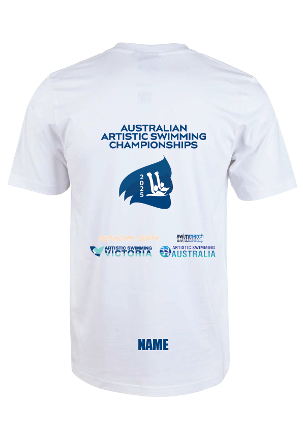 2025 AUSTRALIAN ARTISTIC SWIMMING CHAMPIONSHIP SHORT SLEEVE TEE - MERINDAH - GUNYA