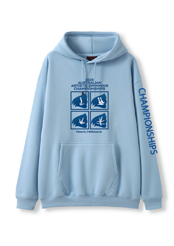 2025 AUSTRALIAN ARTISTIC SWIMMING CHAMPIONSHIPS- HOODIE SKY BLUE