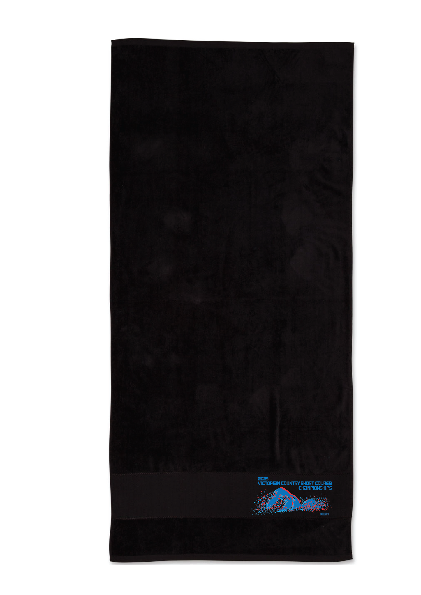 2025 VICTORIAN COUNTRY SC CHAMPIONSHIP TOWEL - BLACK
