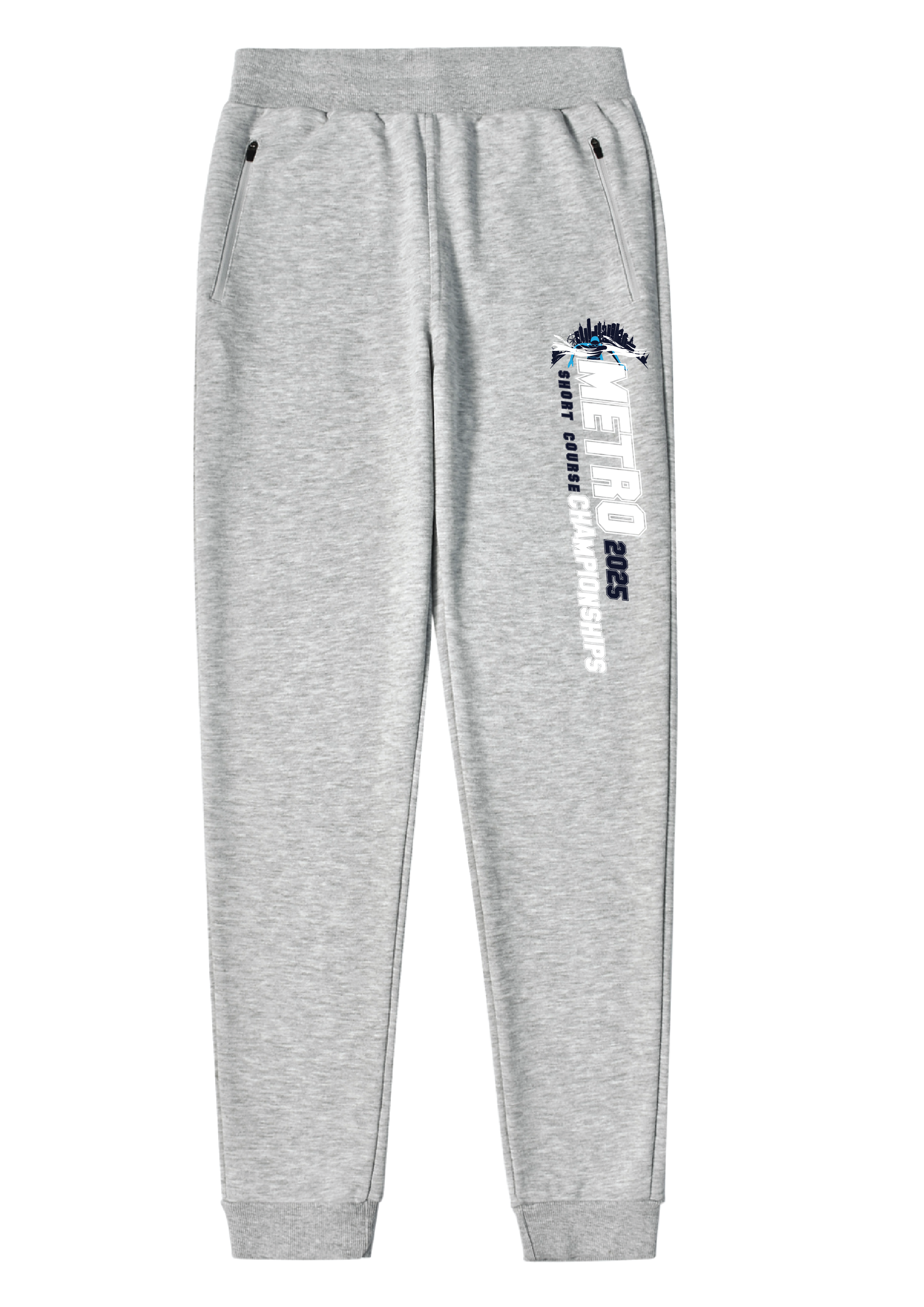 2025 VICTORIAN METRO SC CHAMPIONSHIP TRACKPANT - KIDS SIZES -GREY MARLE