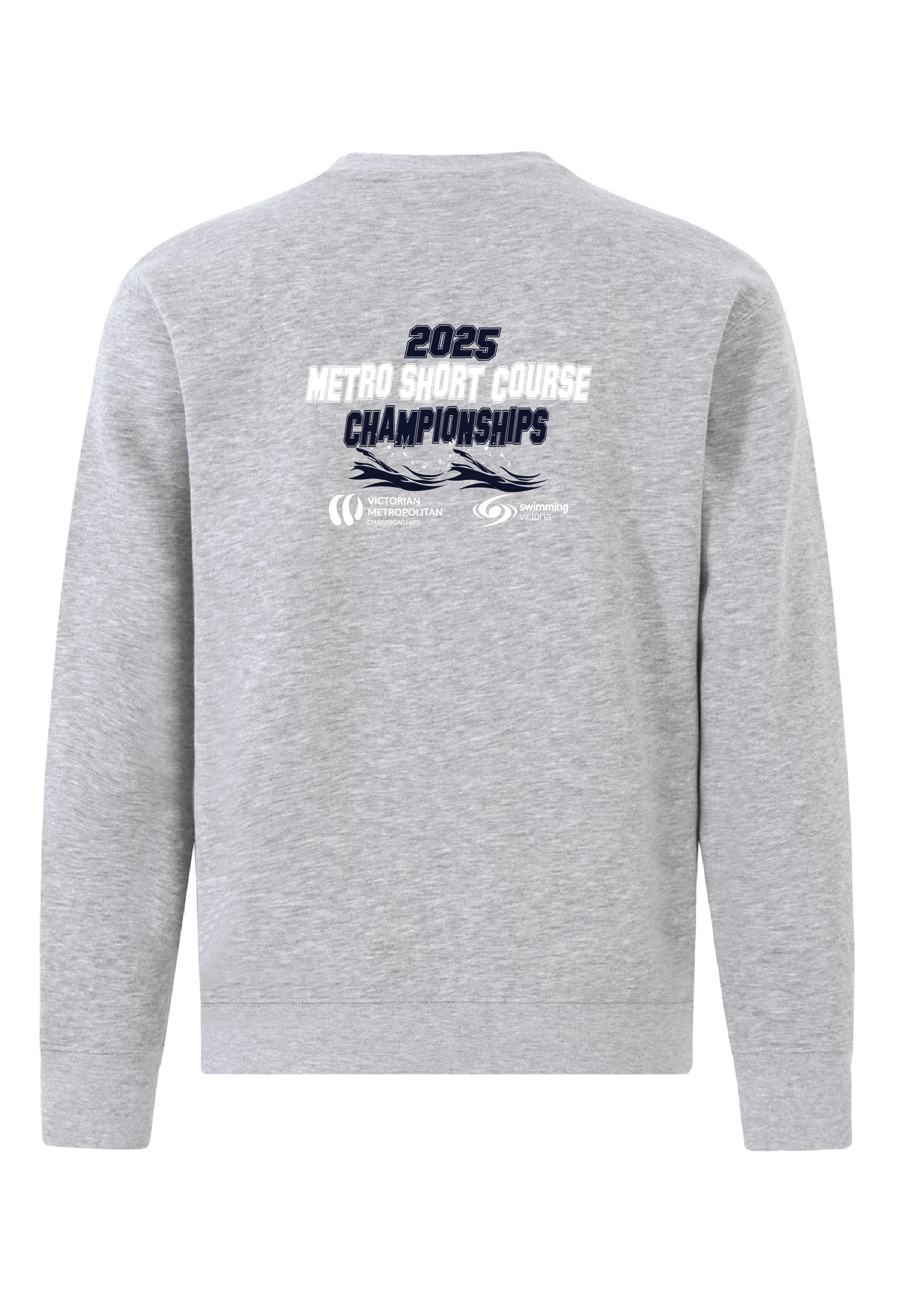 2025 VICTORIAN METRO CHAMPIONSHIP SWEAT TOP - UNISEX GREY MARLE