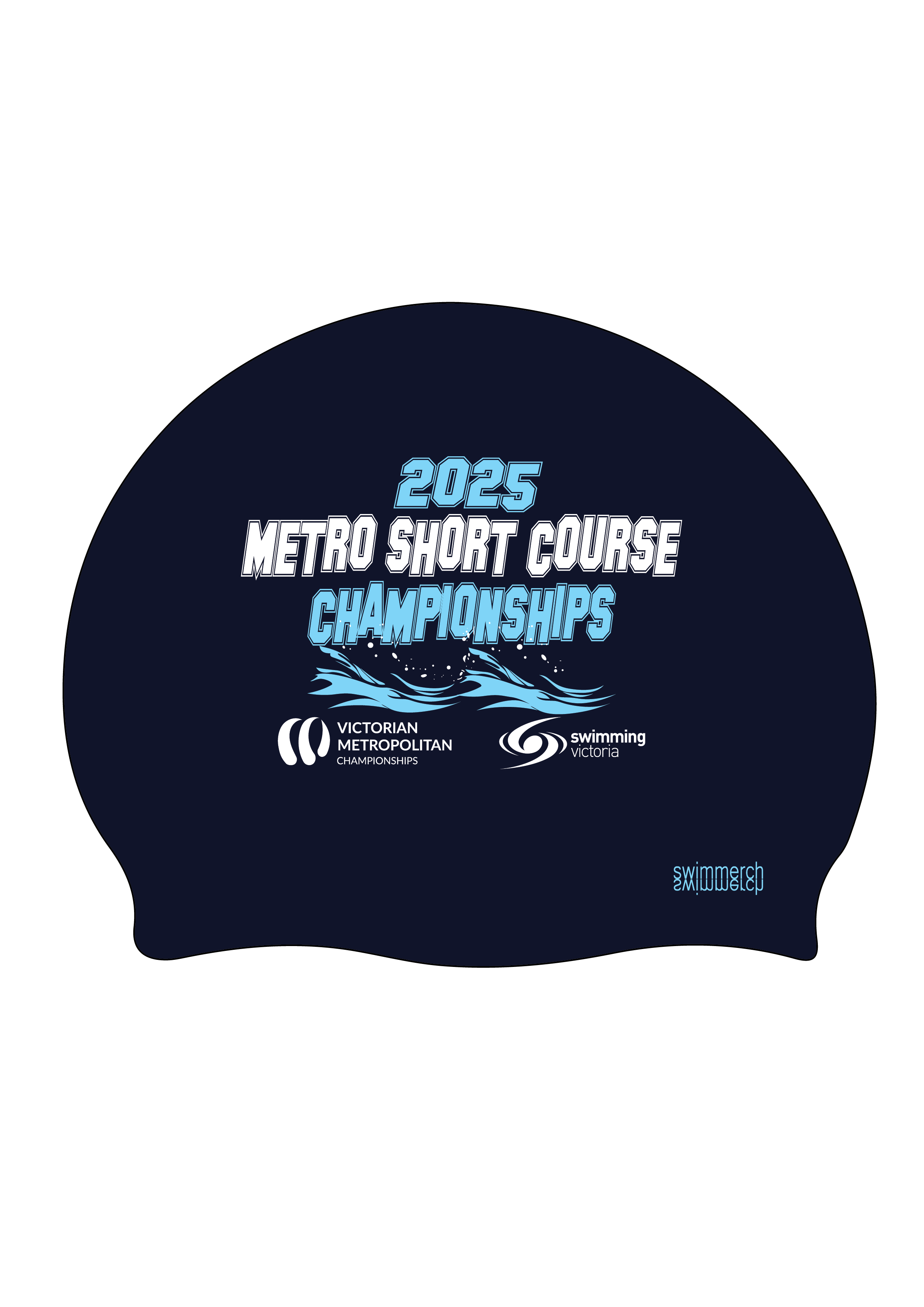 2025 VICTORIAN METRO SC CHAMPIONSHIPS SILICONE SWIM CAP