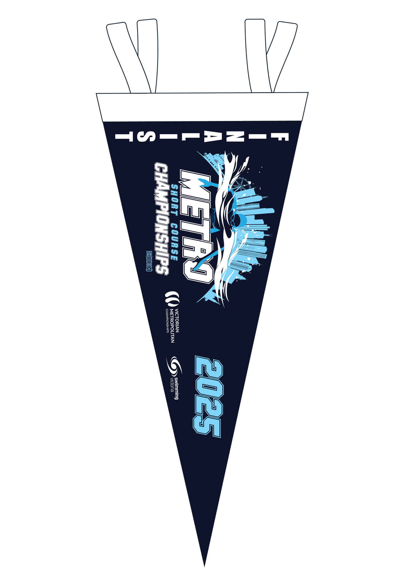 2025 VICTORIAN METRO SC CHAMPIONSHIP FELT PENNANT - Finalist