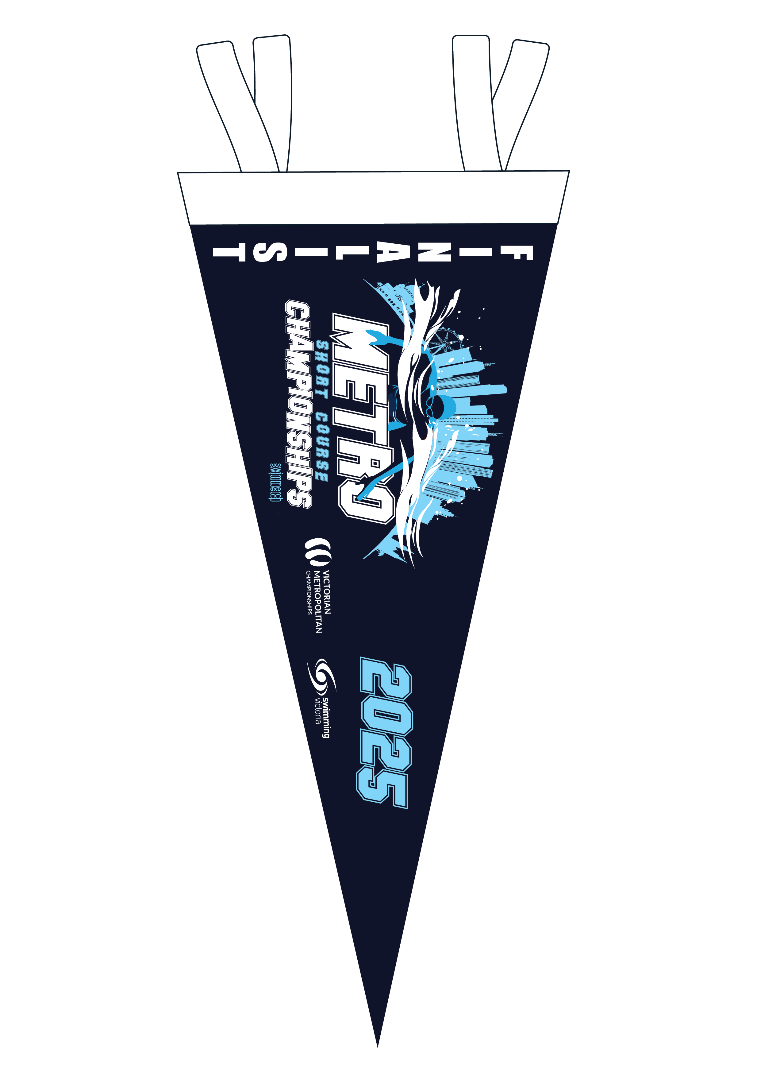 2025 VICTORIAN METRO SC CHAMPIONSHIP FELT PENNANT - Finalist
