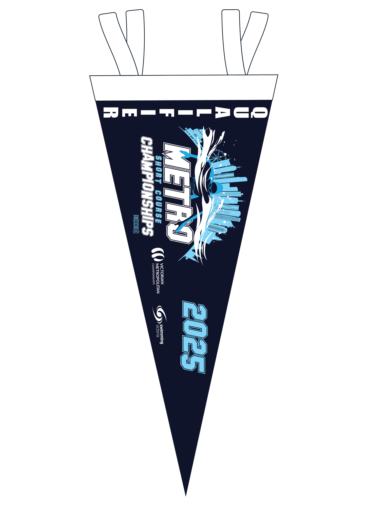2025 VICTORIAN METRO SC CHAMPIONSHIP FELT PENNANT - Qualifier