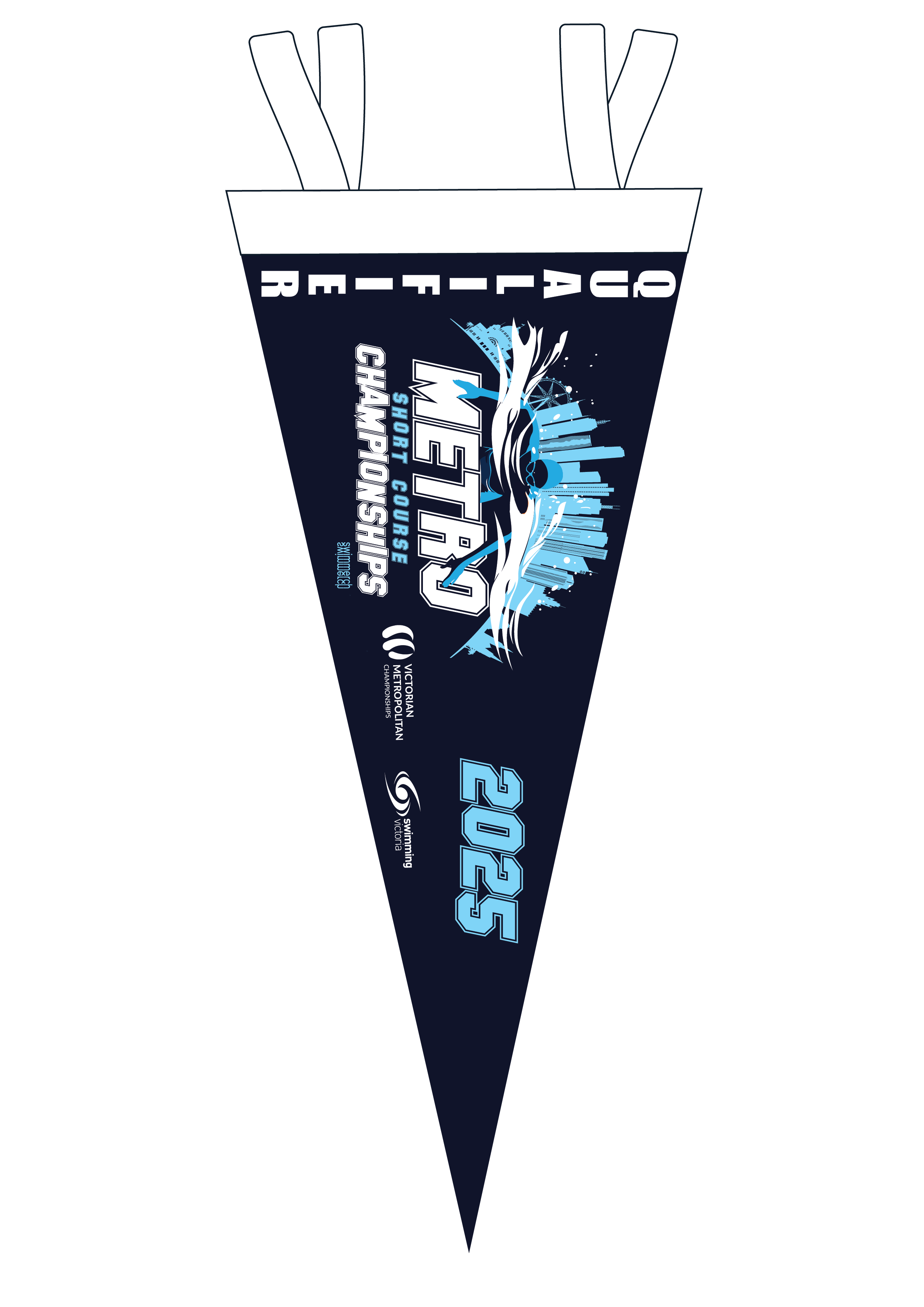 2025 VICTORIAN METRO SC CHAMPIONSHIP FELT PENNANT - Qualifier