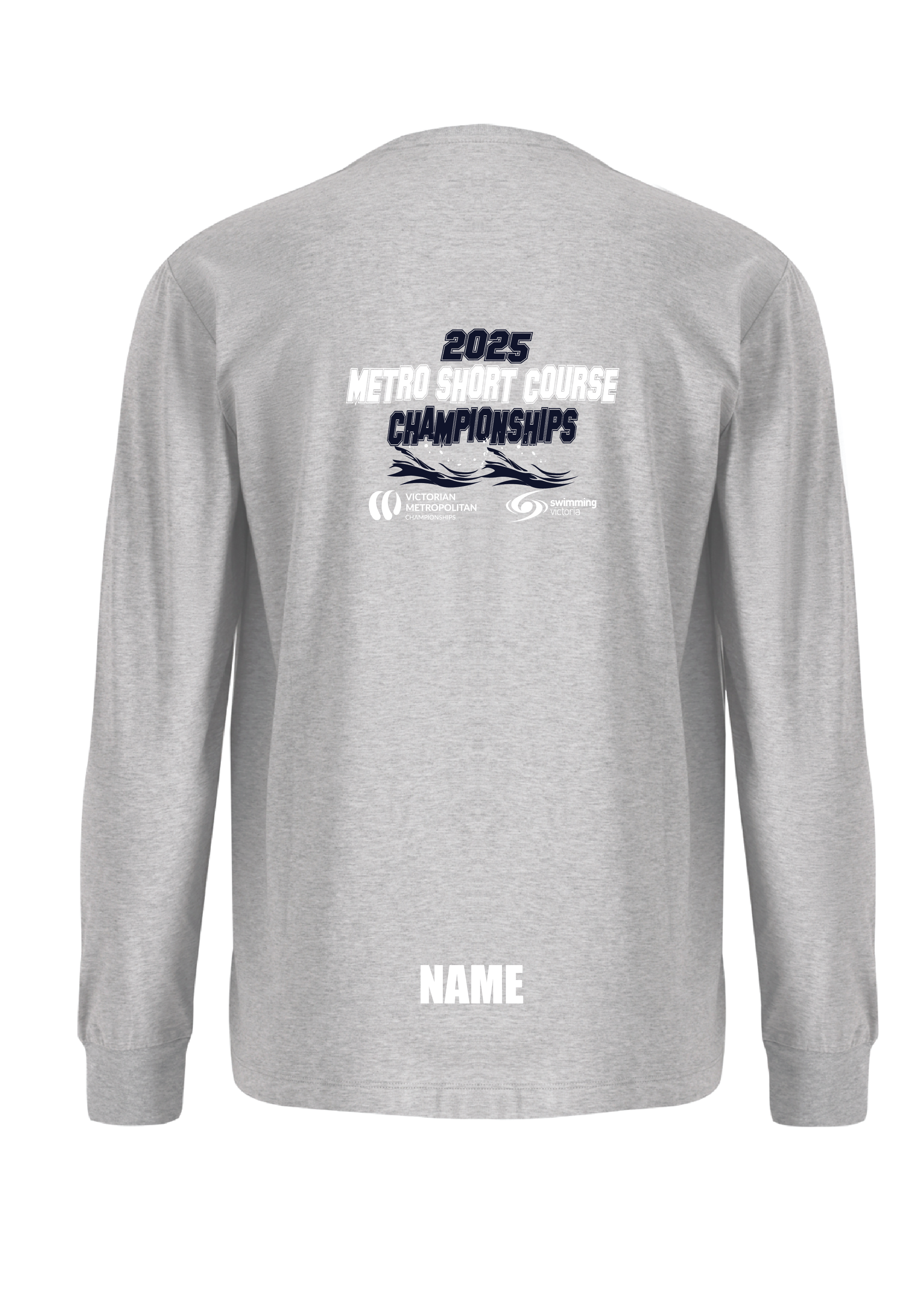 2025 VICTORIAN METRO SC CHAMPIONSHIP LONG SLEEVE TEE - GREY MARLE