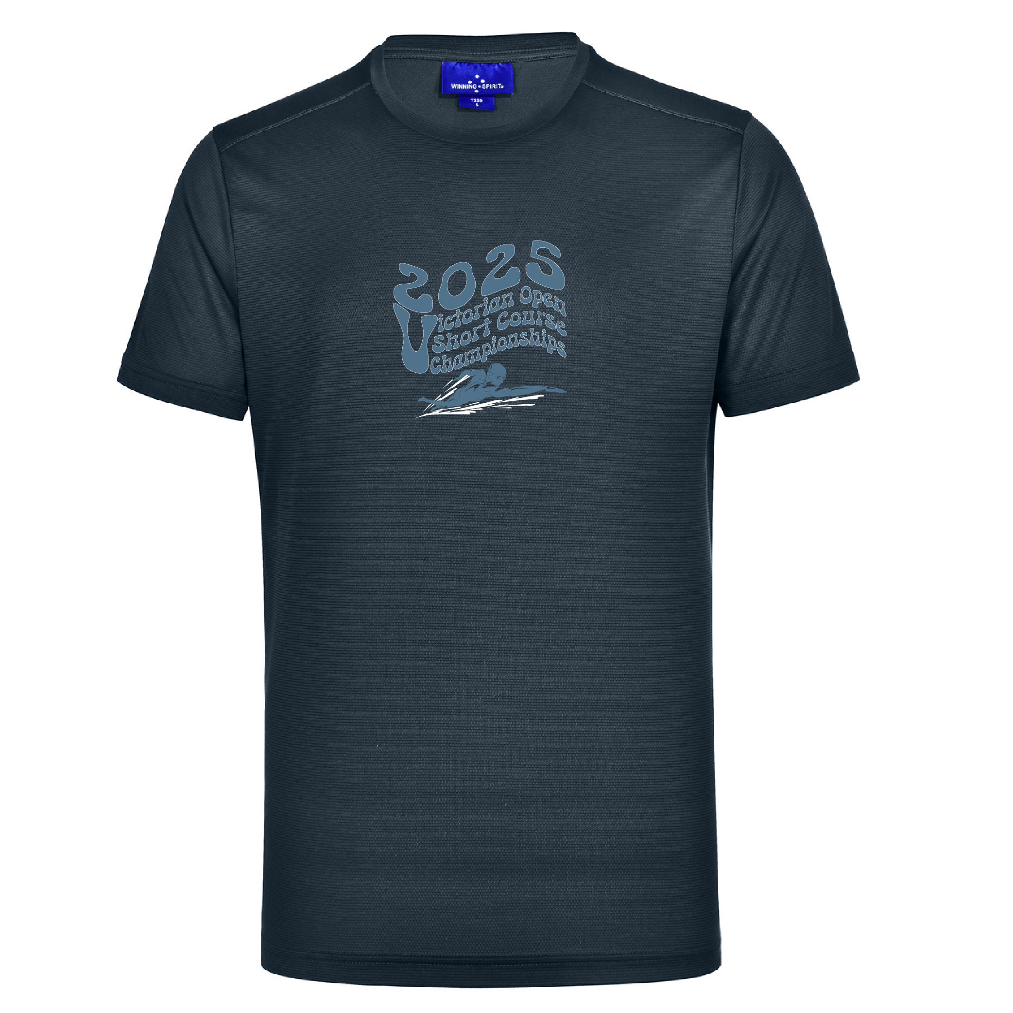 2025 VICTORIAN OPEN SHORT COURSE CHAMPIONSHIP SHORT SLEEVE TEE - UNISEX SLATE GREY