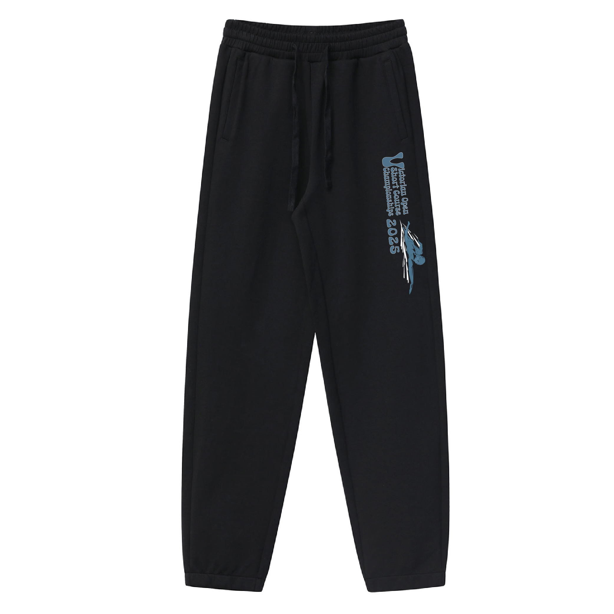 2025 VICTORIAN OPEN SHORT COURSE CHAMPIONSHIP TRACKPANT - BLACK