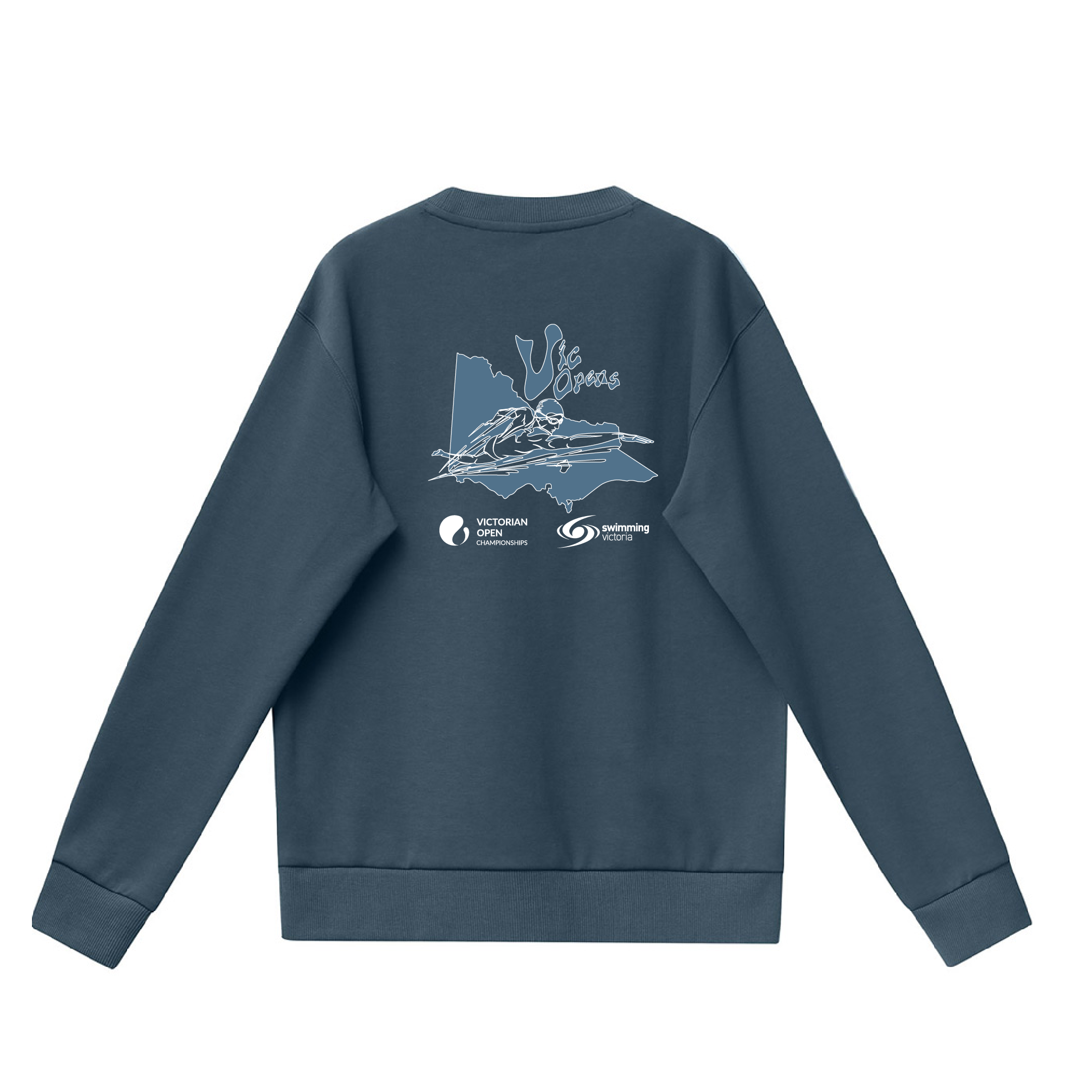 2025 VICTORIAN OPEN SHORT COURSE CHAMPIONSHIP SWEAT TOP - SLATE BLUE