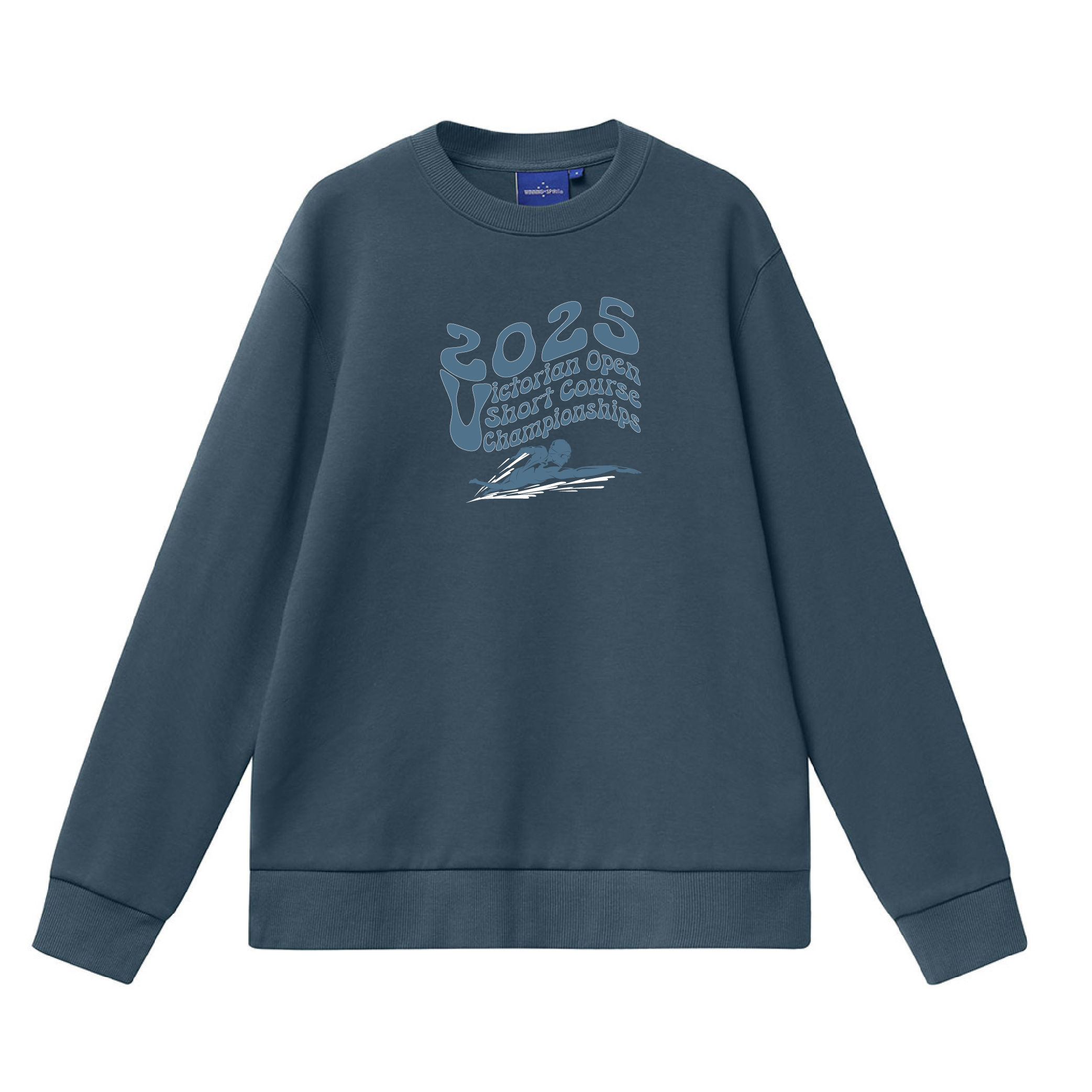 2025 VICTORIAN OPEN SHORT COURSE CHAMPIONSHIP SWEAT TOP - SLATE BLUE