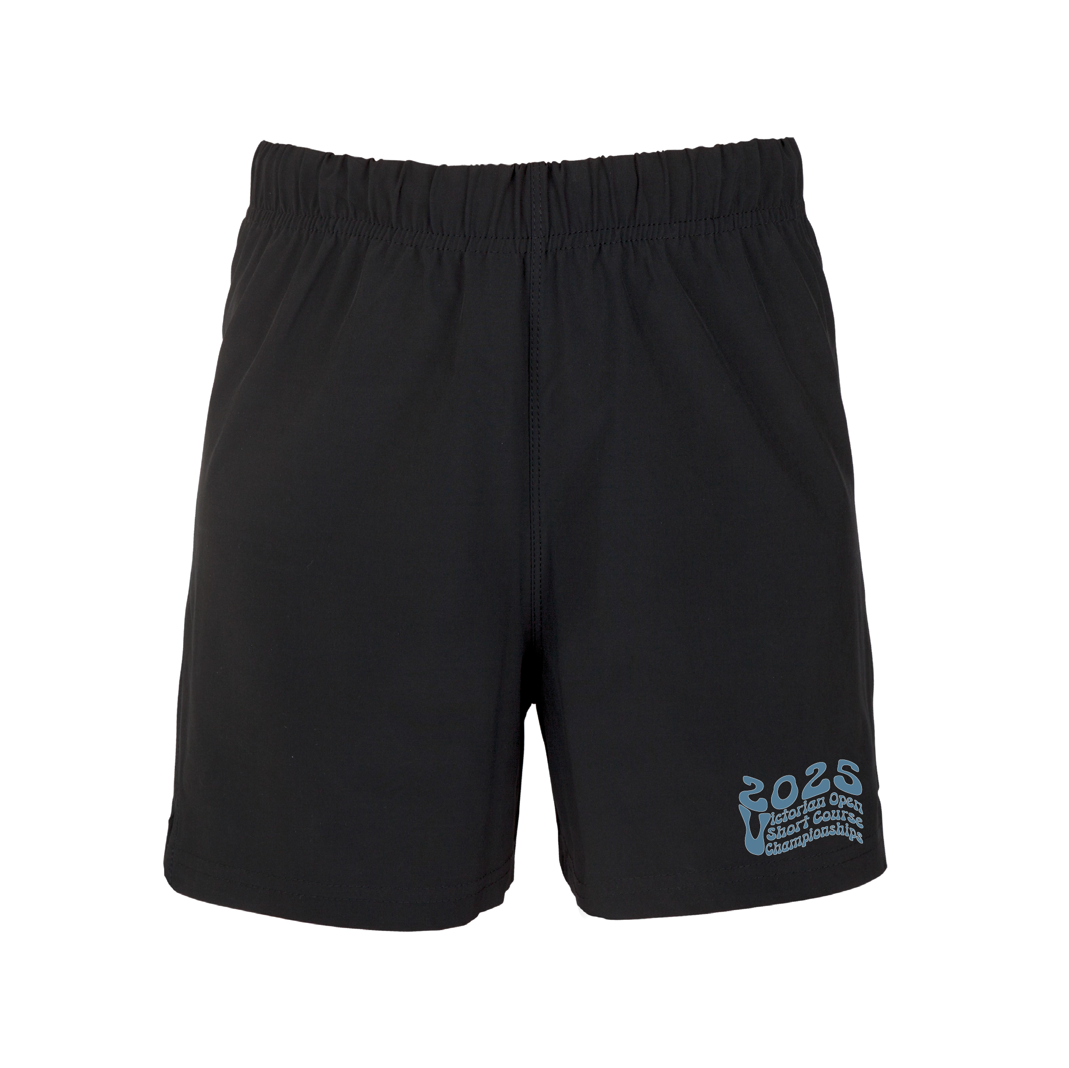 2025 VICTORIAN OPEN SHORT COURSE CHAMPIONSHIP SHORTS - Kids & Unisex - BLACK